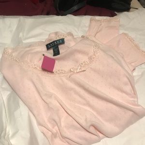 Luxury Ralph Lerann pajama set size large pretty!